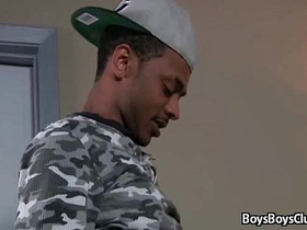 Blacks onboys - interracial hardcore nasty fucking gay sex 02