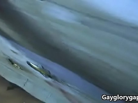 White sexy boy gives handjob to her black gay frined and suck his bbc 29