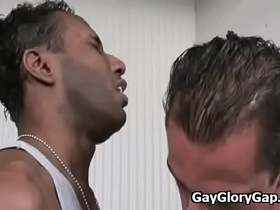 Gay interracial gloryhole and nasty handjob sex 29
