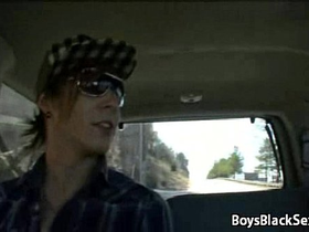 Blacks on boys - interracial hardcore gay cock sucking 09