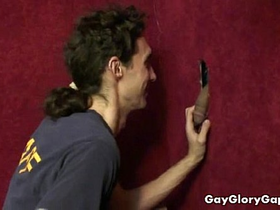 Gay bareback sex and interracial blowjob