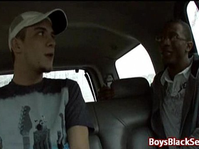 Interracial hardcore gay bareback fucking 10