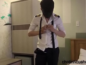 Gay việt nam tự sướng với cockring có rung