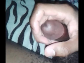 Big black dick cumming 2
