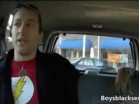 White twink suck black cock and get ass fucke by black gay dude 24