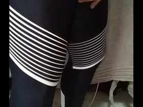 First video lycra/video en lycra 1/2 nike speed black and white